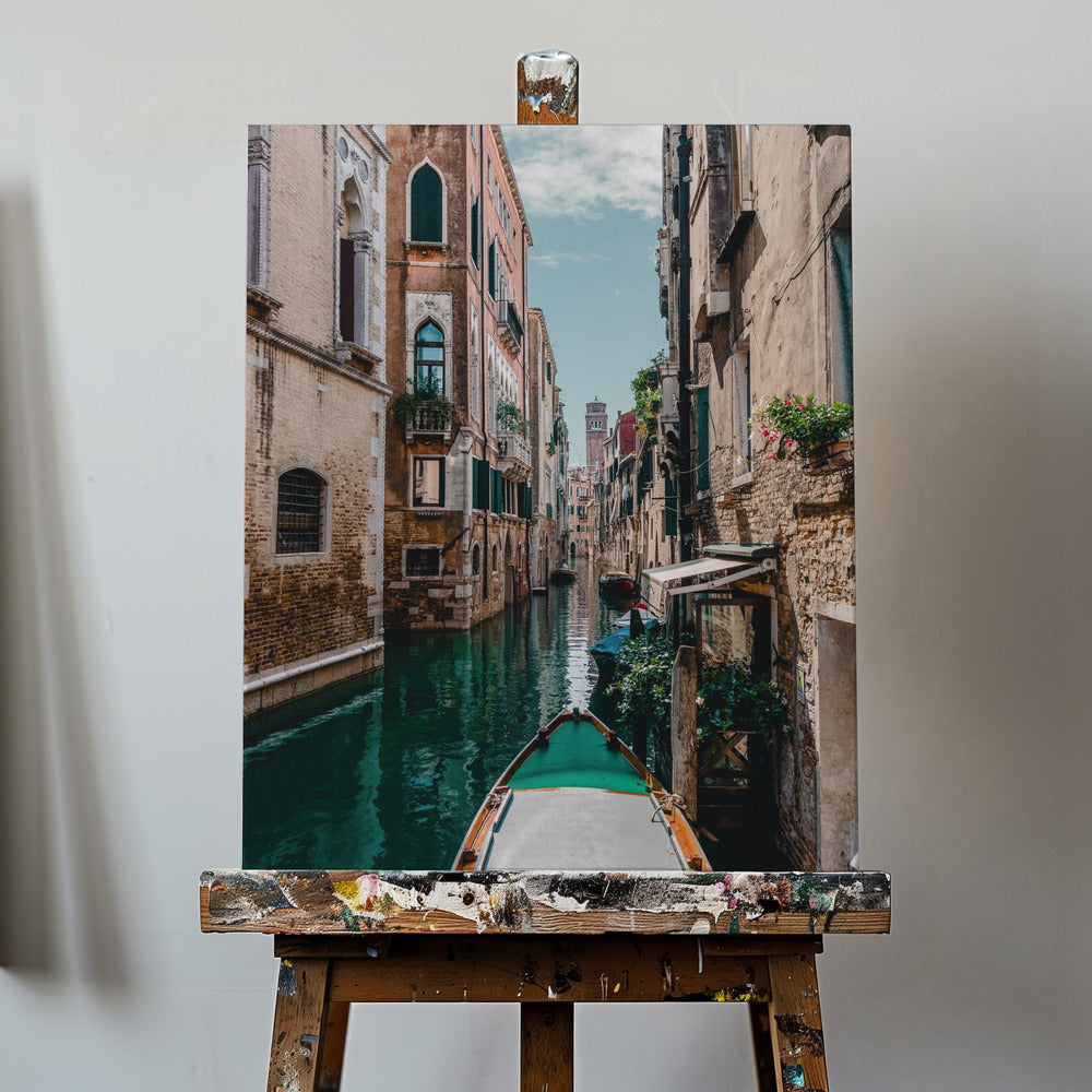 Boat on the river | Canvas