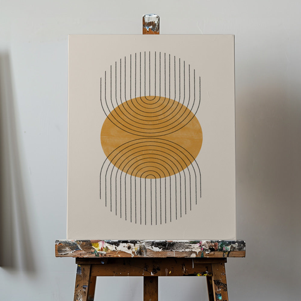 Perfect Point Yellow | Canvas