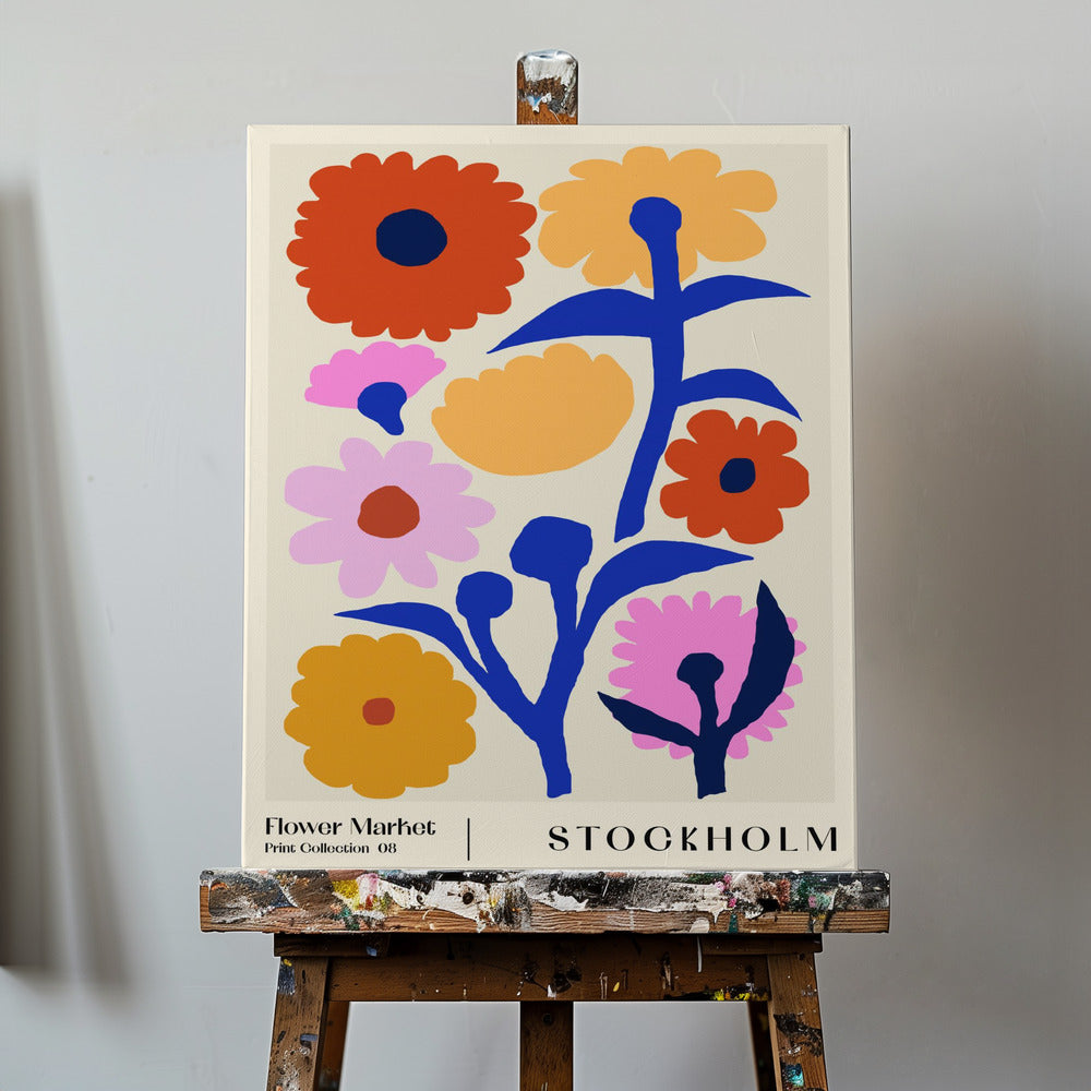 Flower Market. Stockholm | Canvas