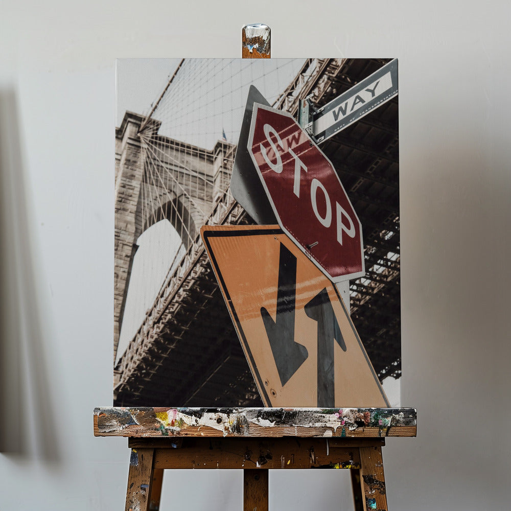Brooklyn Bridge Stop | Canvas