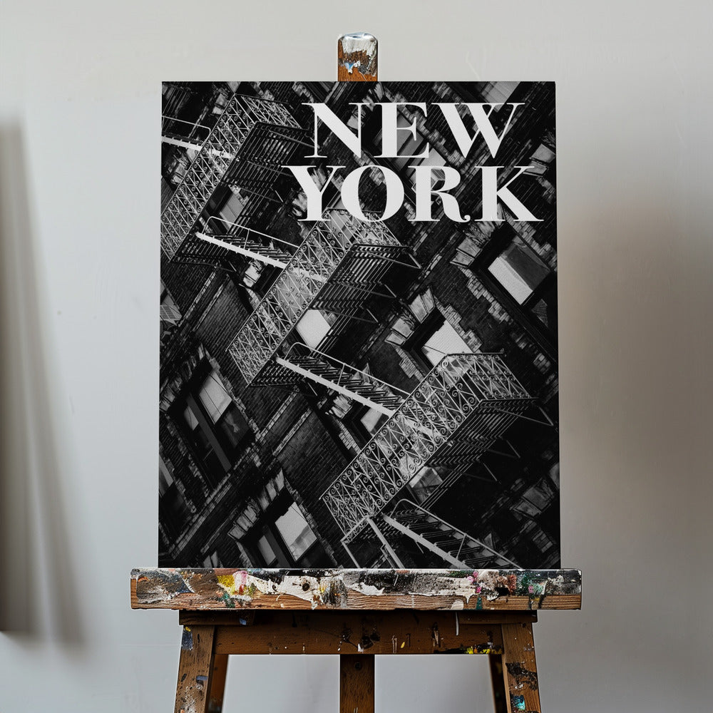 Brandtrappor i New York | Canvas