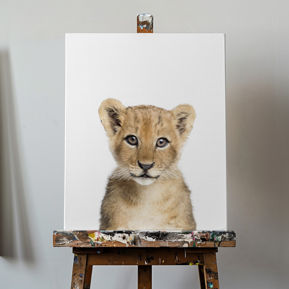 Bébé Lion | Tableaux sur Toile