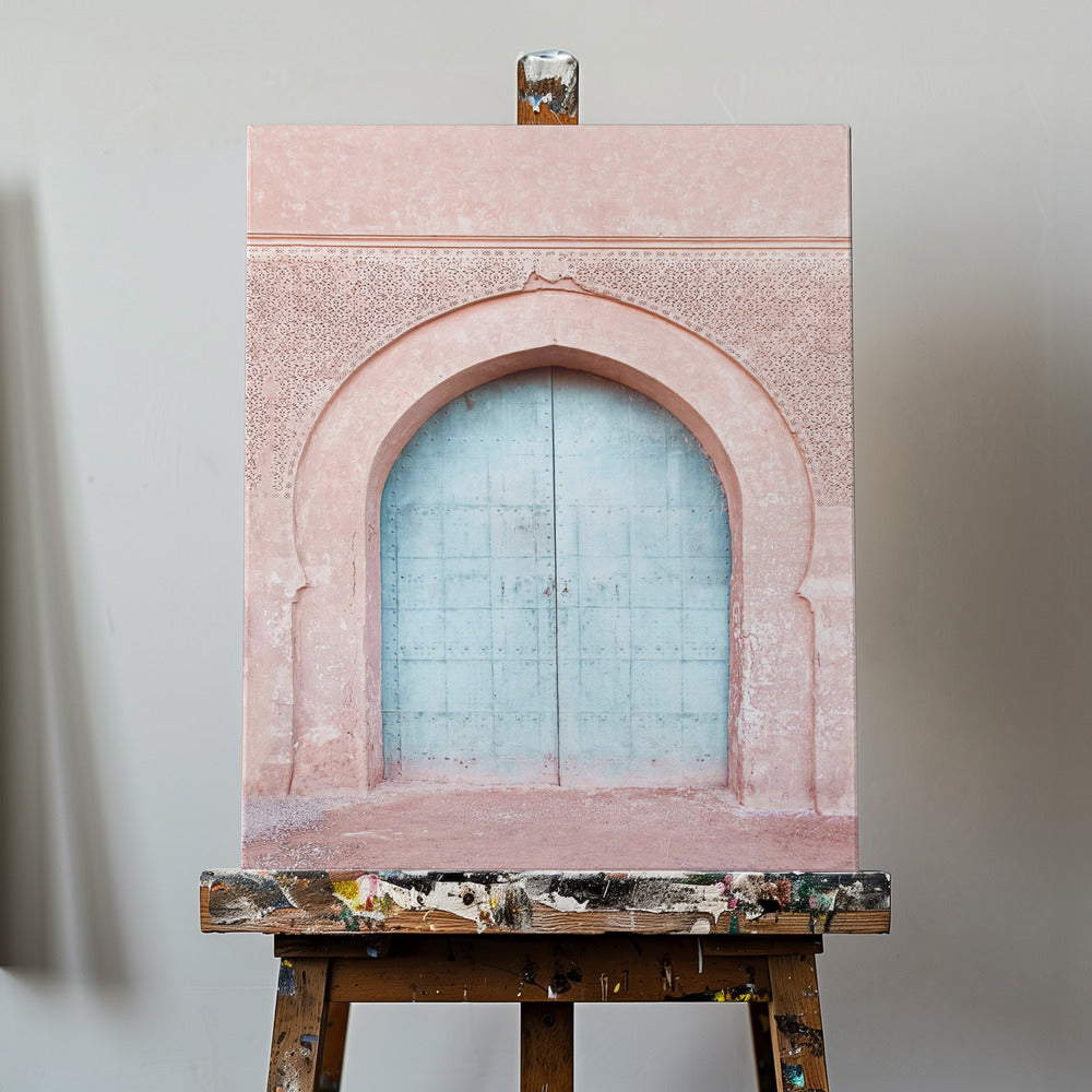 Turkos dörr | Canvas