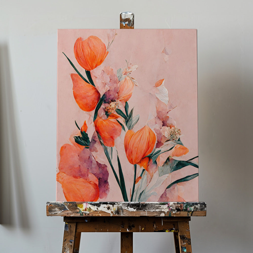 Orange Tulips | Canvas