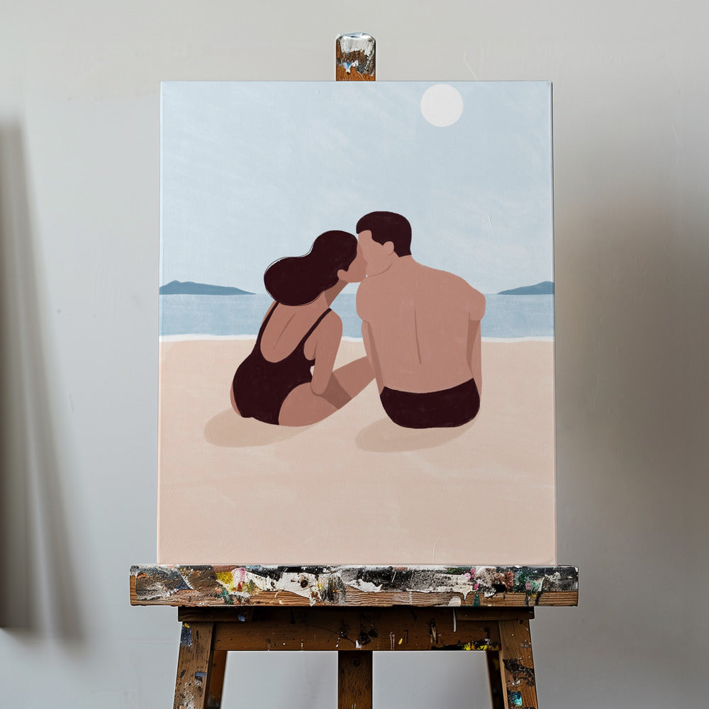 Premier baiser | Tableaux sur Toile