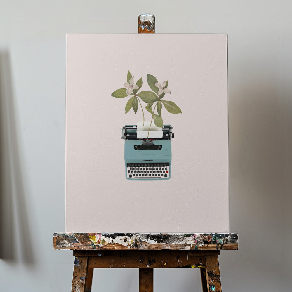 Botanisk skrivmaskin | Canvas