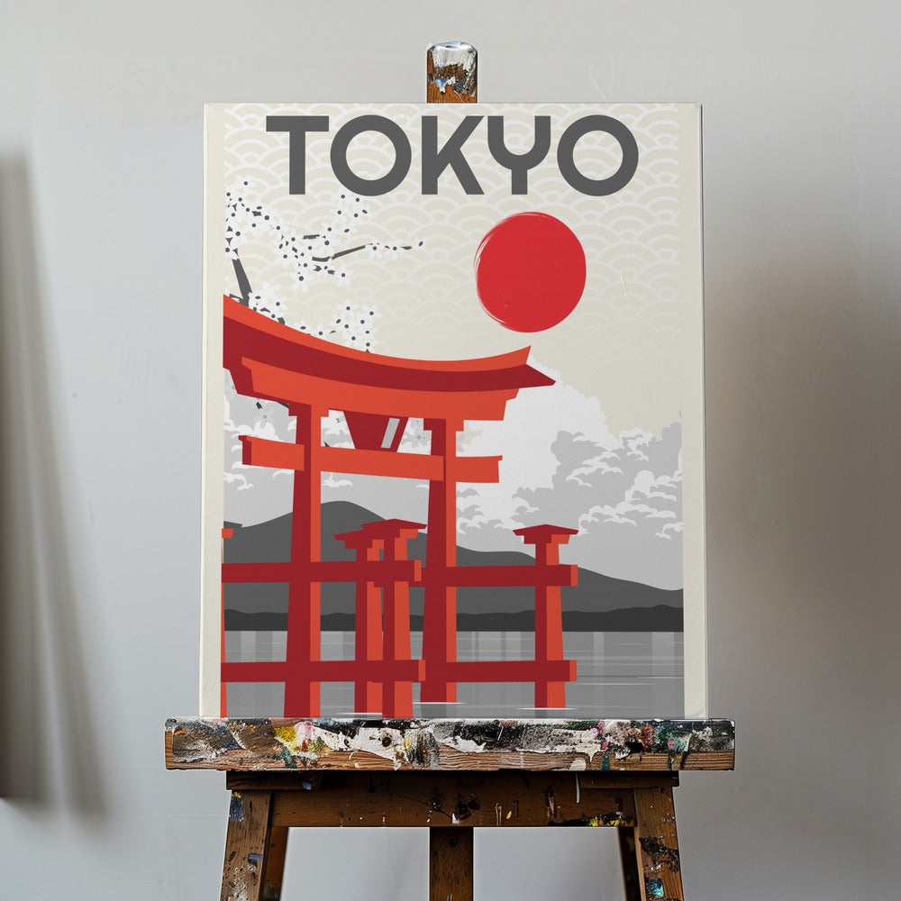 Tokyo Sun | Lærredsbilleder