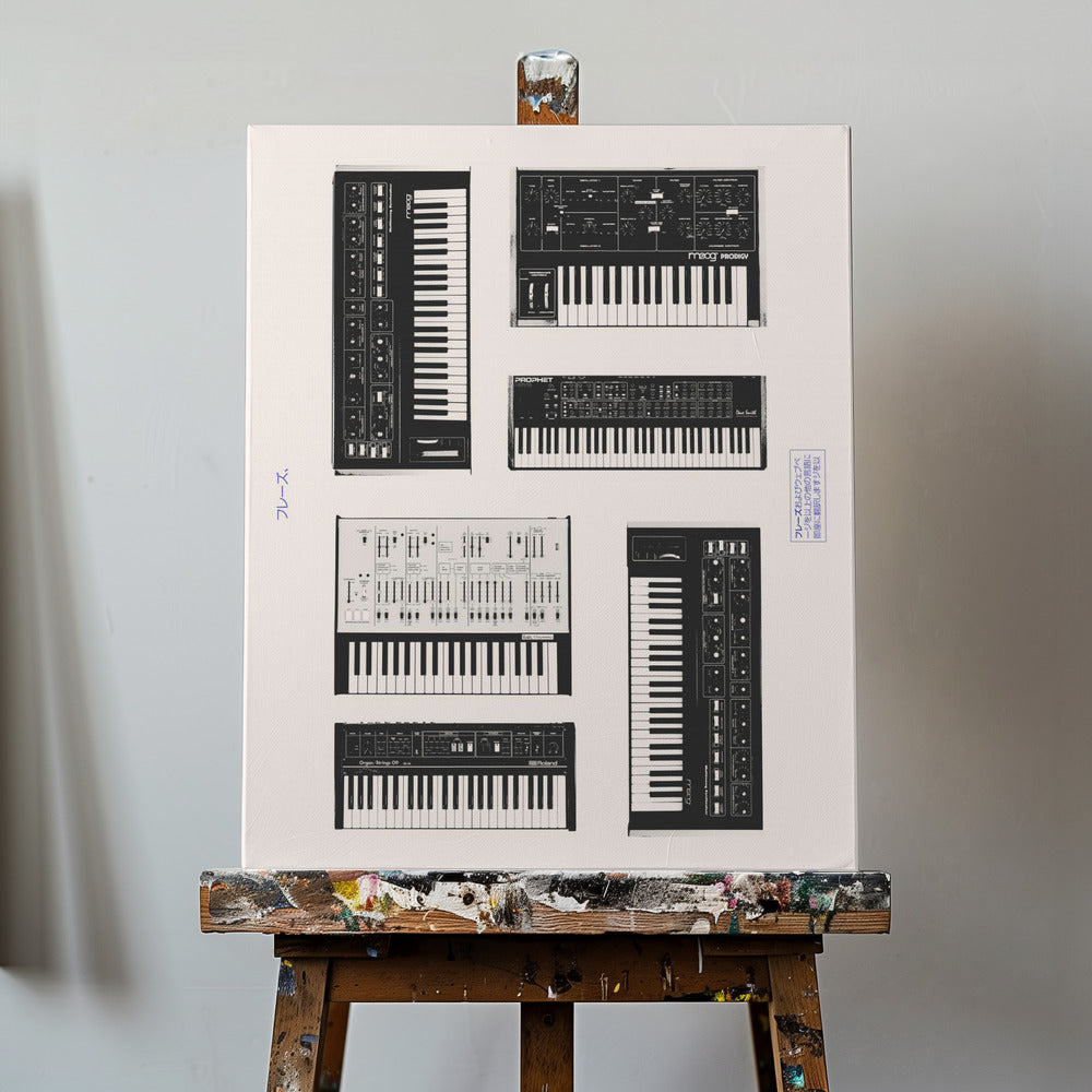 Synthétiseurs | Tableaux sur Toile