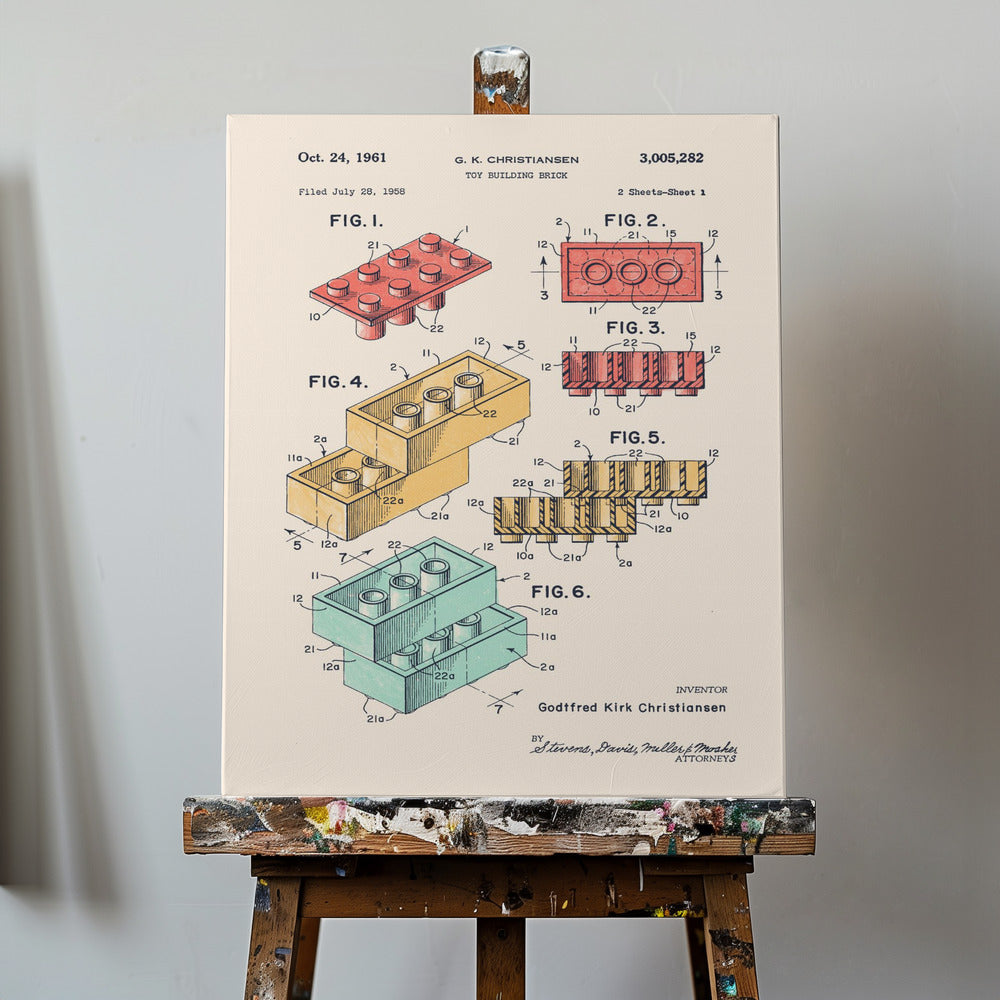 Lego Kleuren | Canvasprints