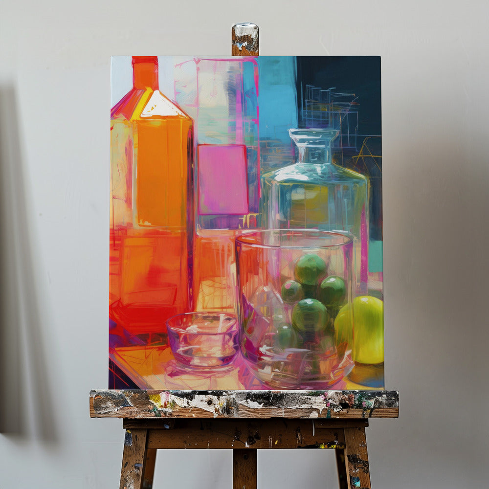 Neon Still Life No 2 | Canvas