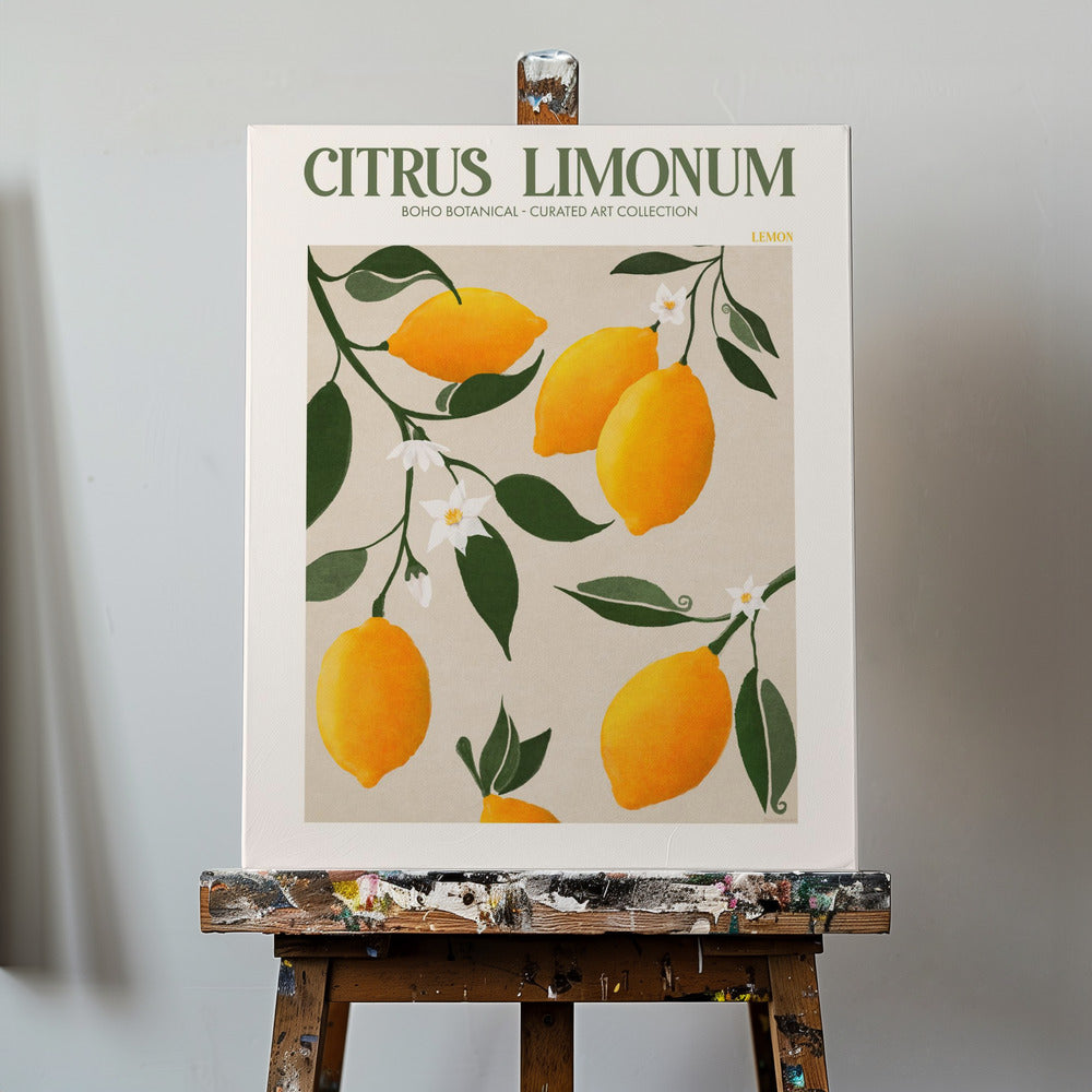 Citrus Limonum - Sitruuna | Canvastaulut