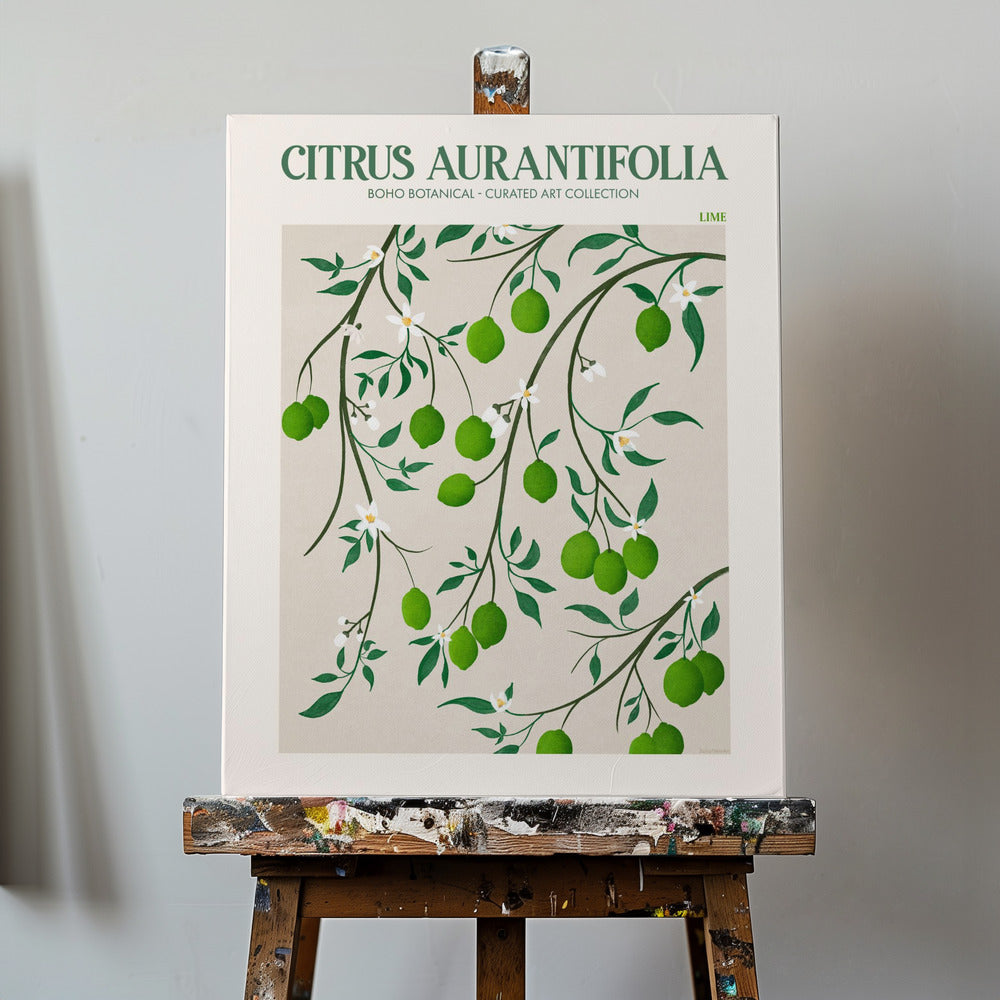 Citrus Aurantifolia - Lime | Canvas
