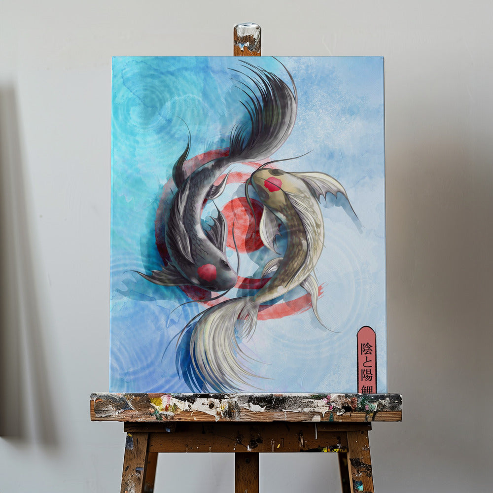 Ljus Koi | Canvas