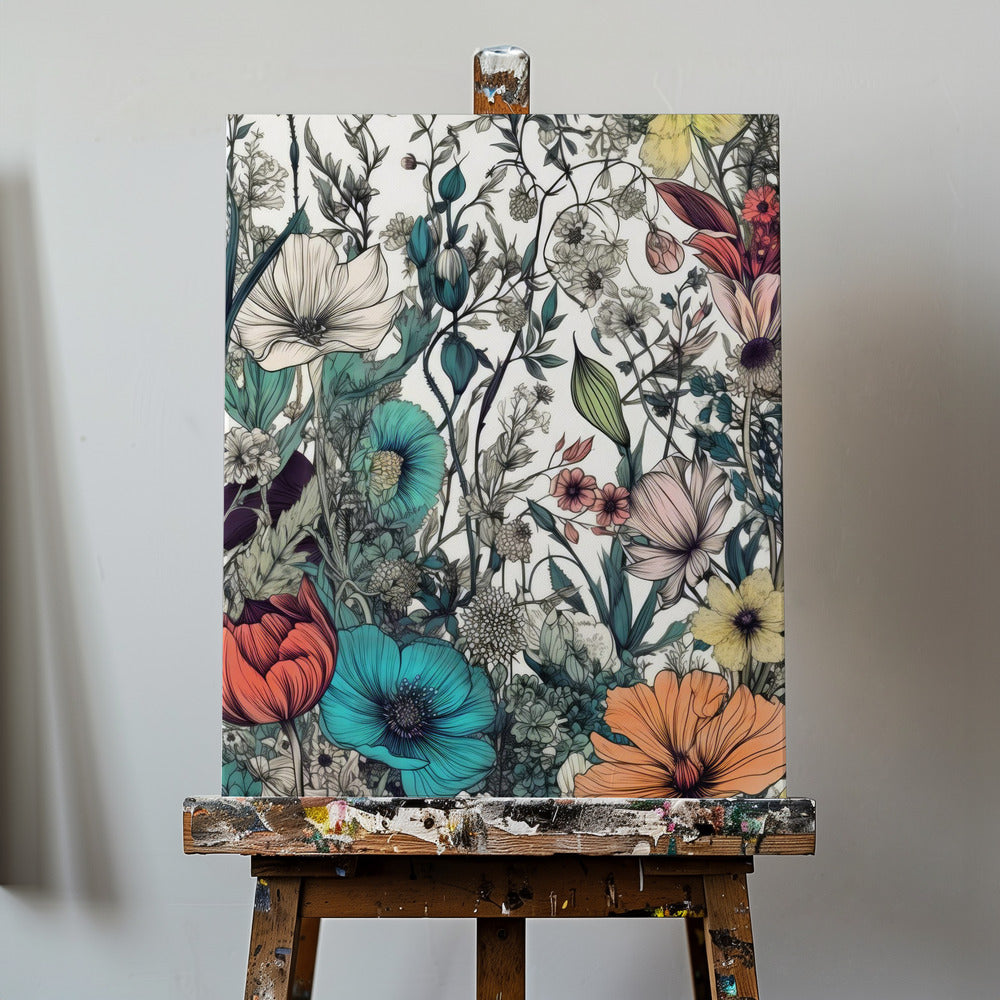 Ängsblommor 12 | Canvastavla