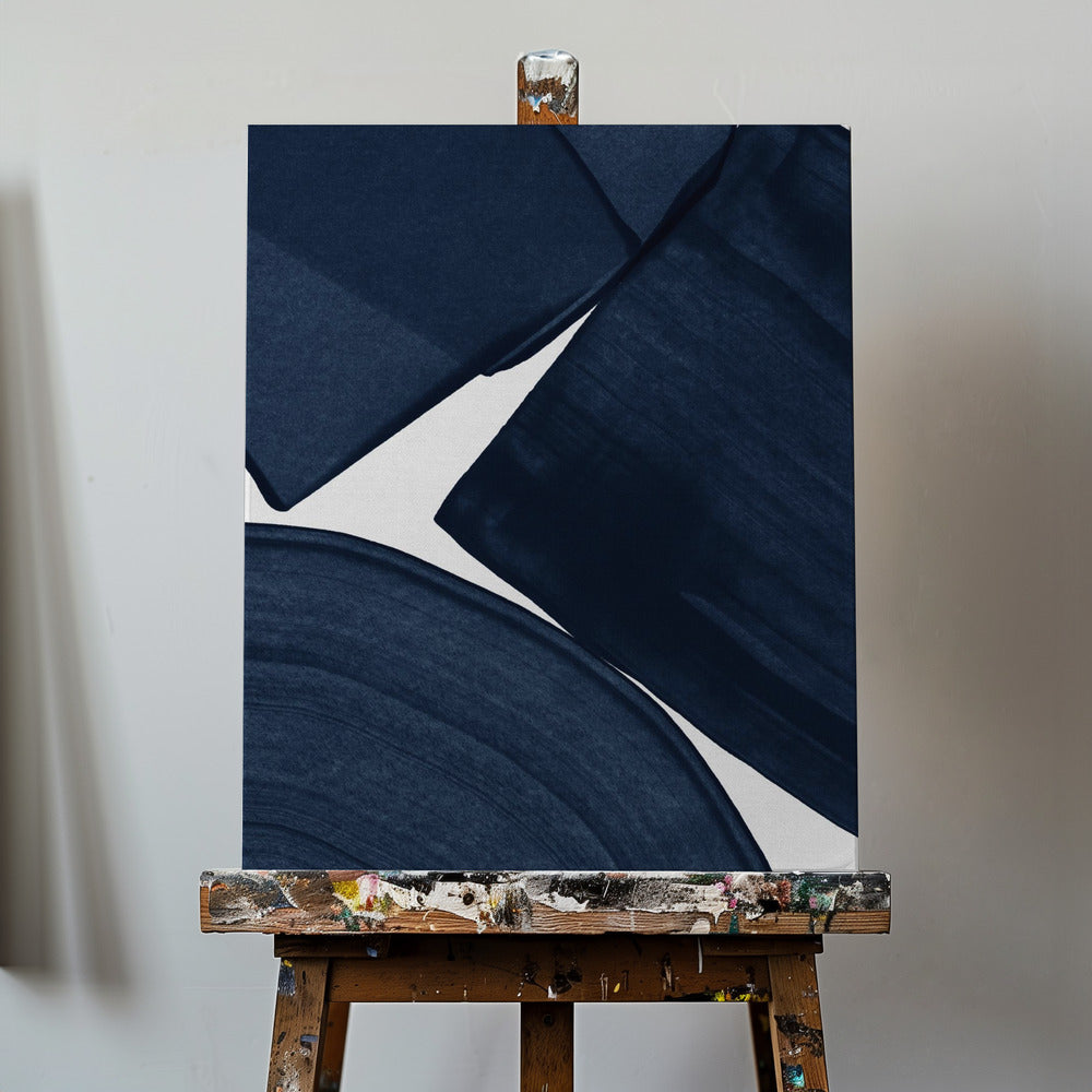 Minimalist Painting Blue II | Canvas