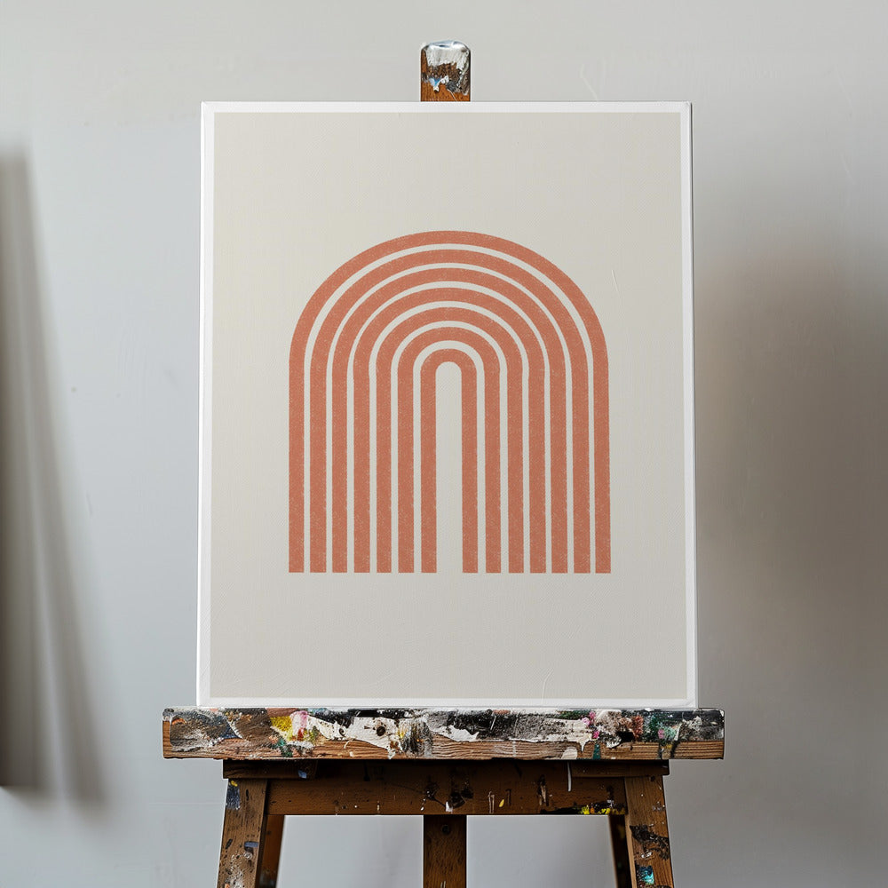 Retro Arch Lines | Canvas