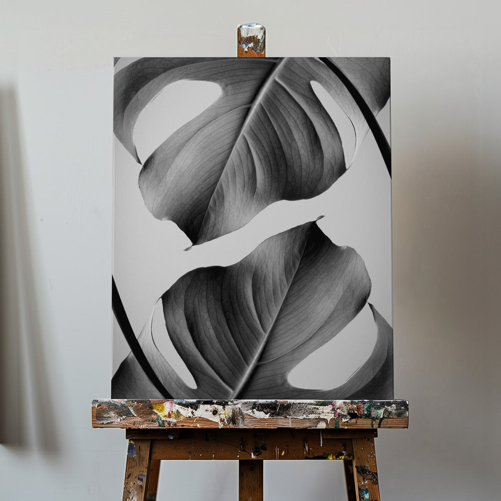 Monstera Monokrom | Canvas