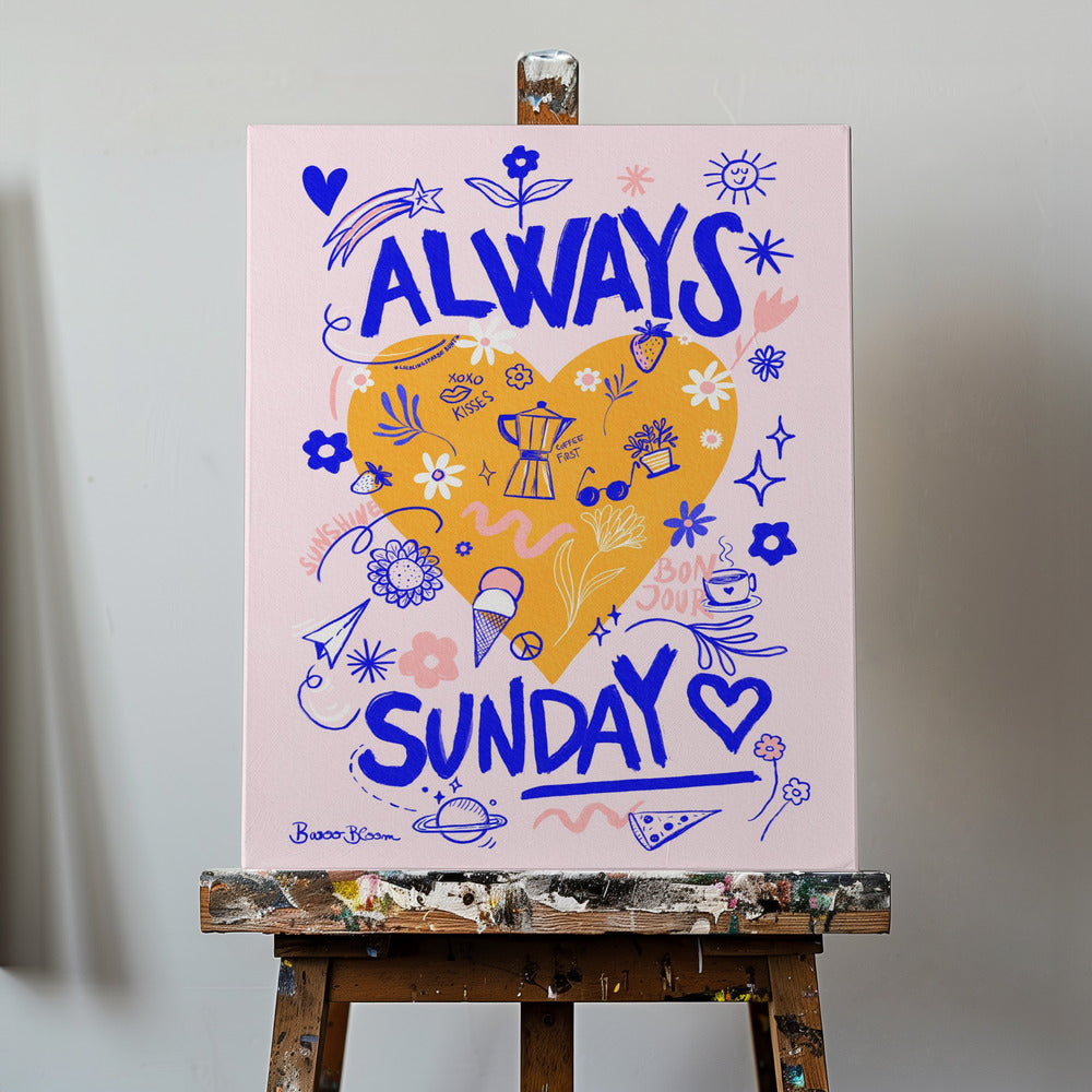 Toujours dimanche | Tableaux sur Toile