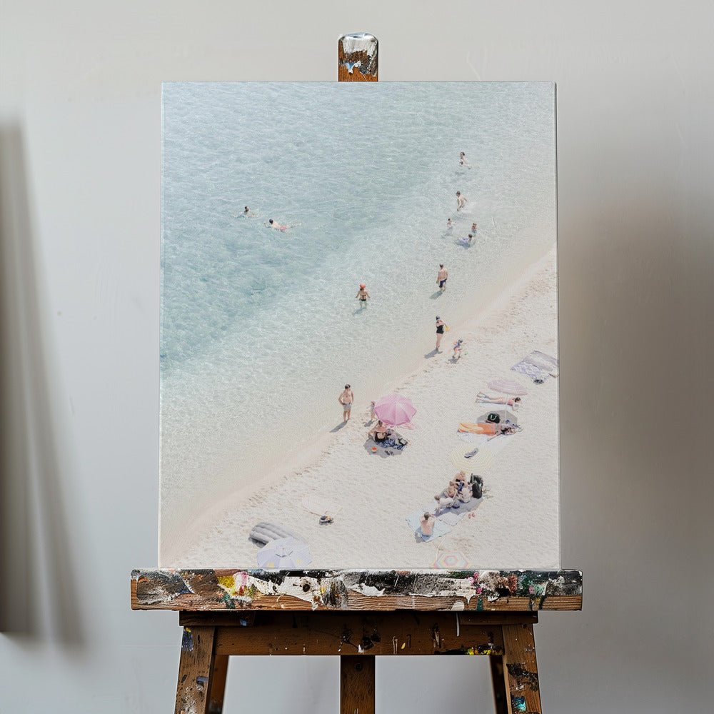 Flygfoto över stranden 2 | Canvastavla