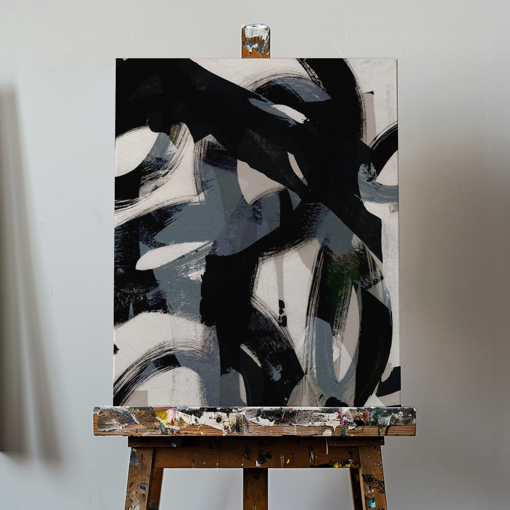 Abstrakta penseldrag 152 | Canvas