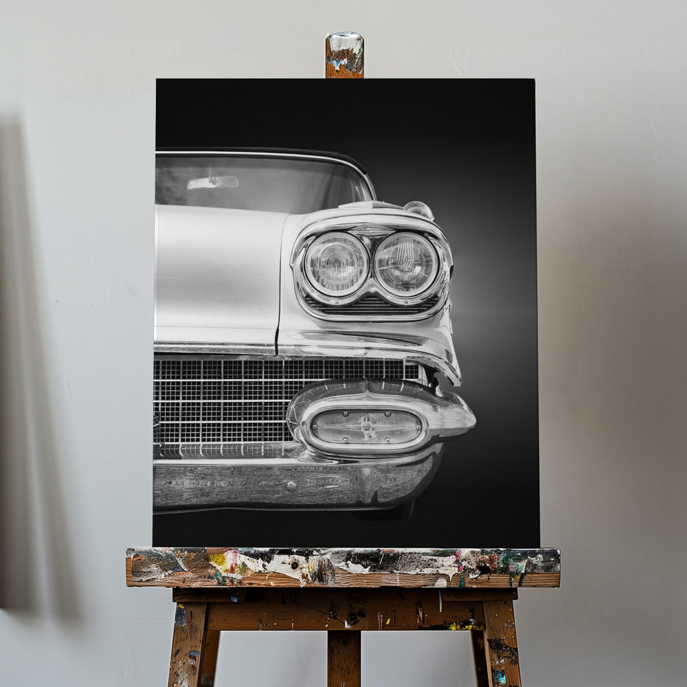 Amerikansk klassisk bil Bonneville 1958 Cabriolet | Canvas