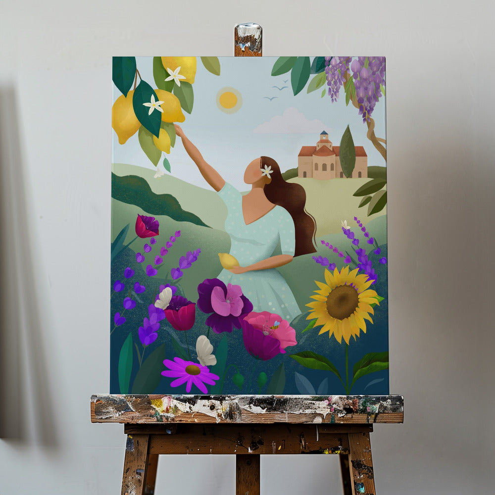 Sommar i Provence | Canvastavla