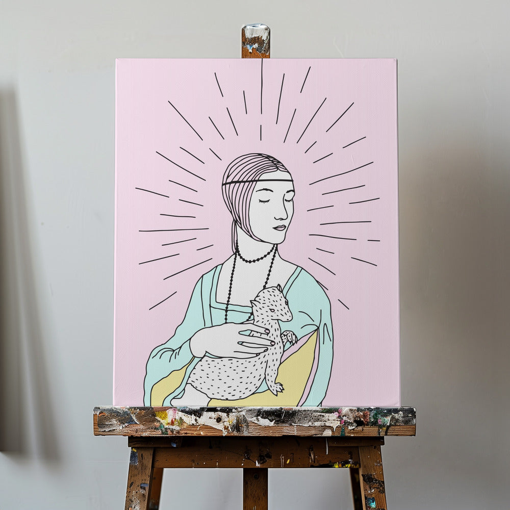 The Lady With An Ermin | Canvas