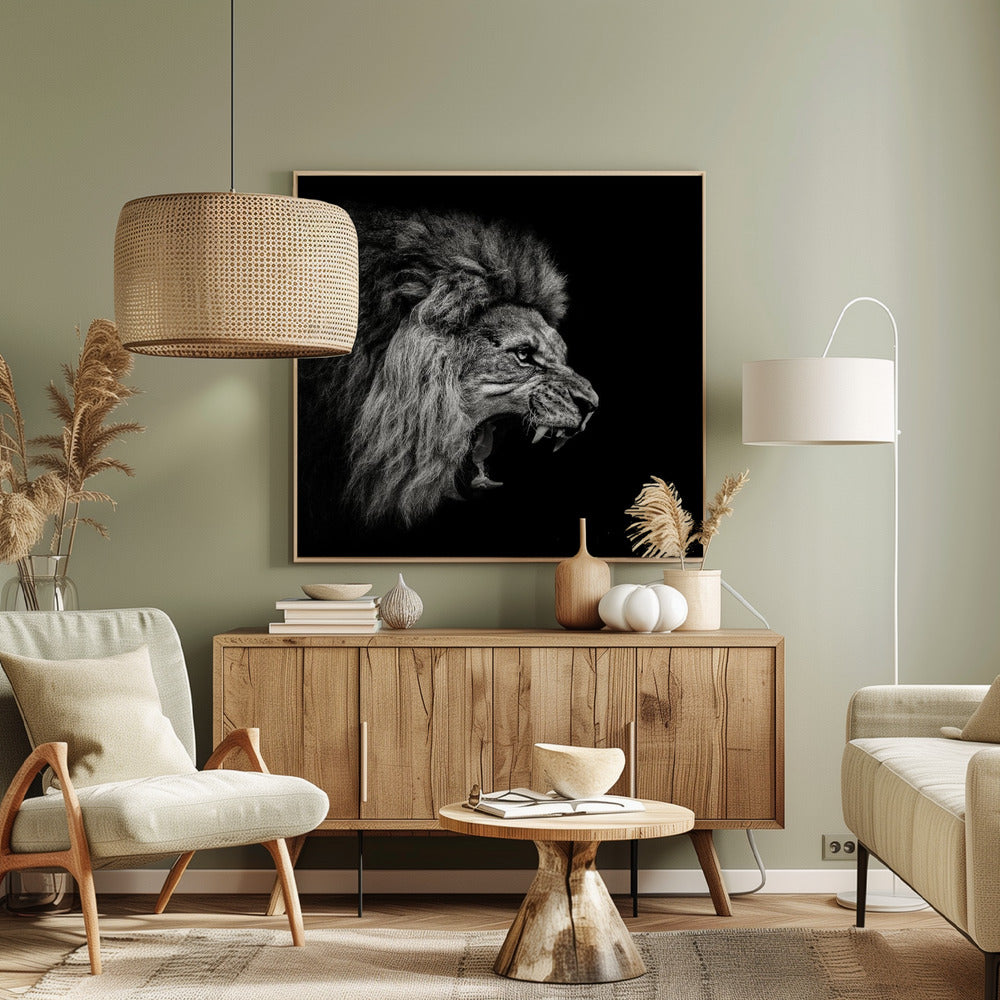 Rytande lejon #2 | Canvas