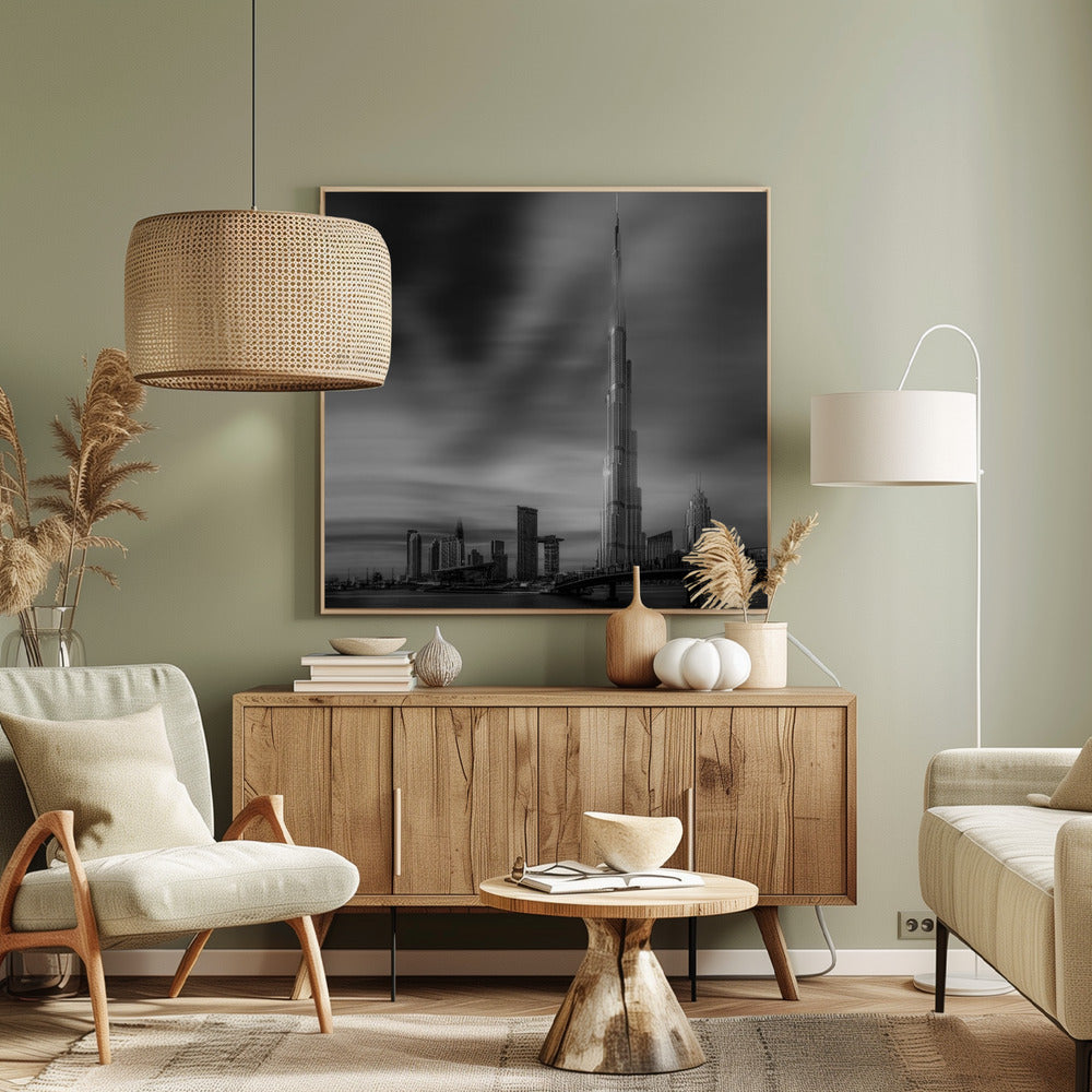 Dubai Downtown Cityscape, Dubai, UAE. | Canvas