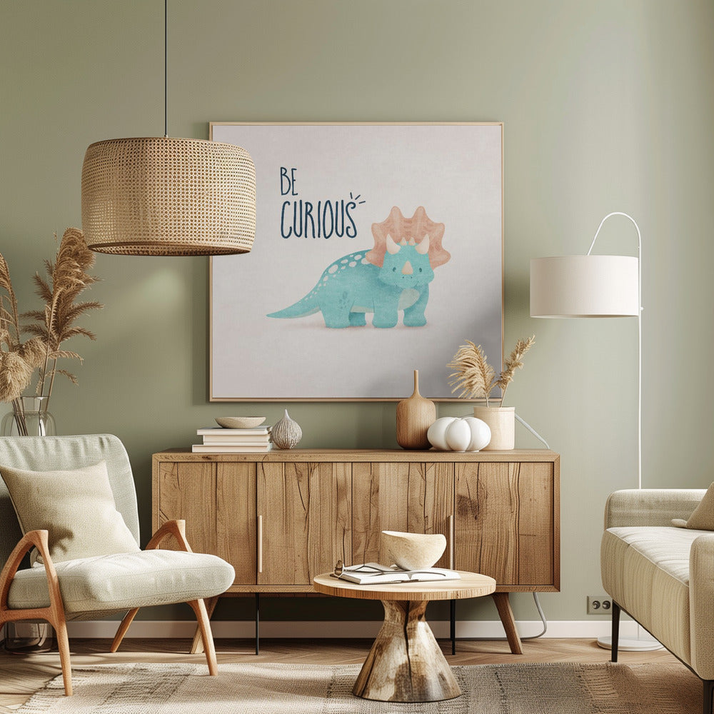Dinosauriebladhalsband | Canvas