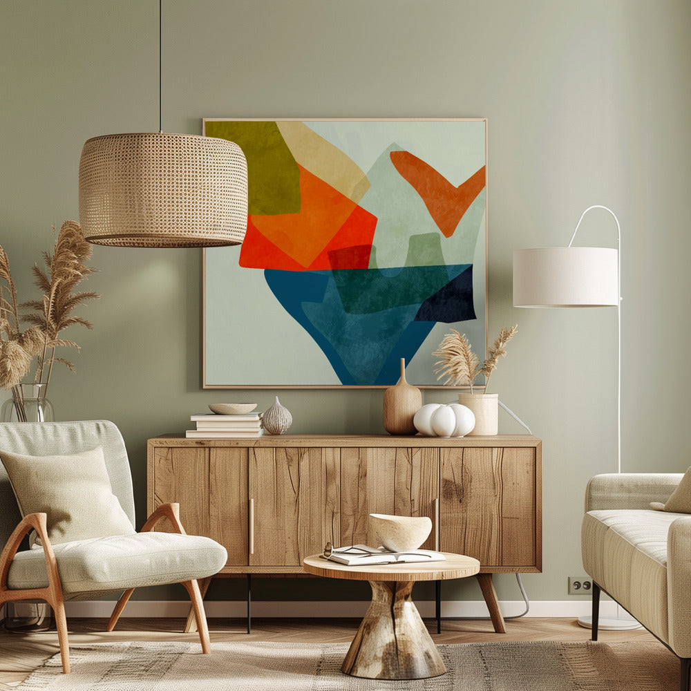 Shapes&lines5 Kopie | Canvas