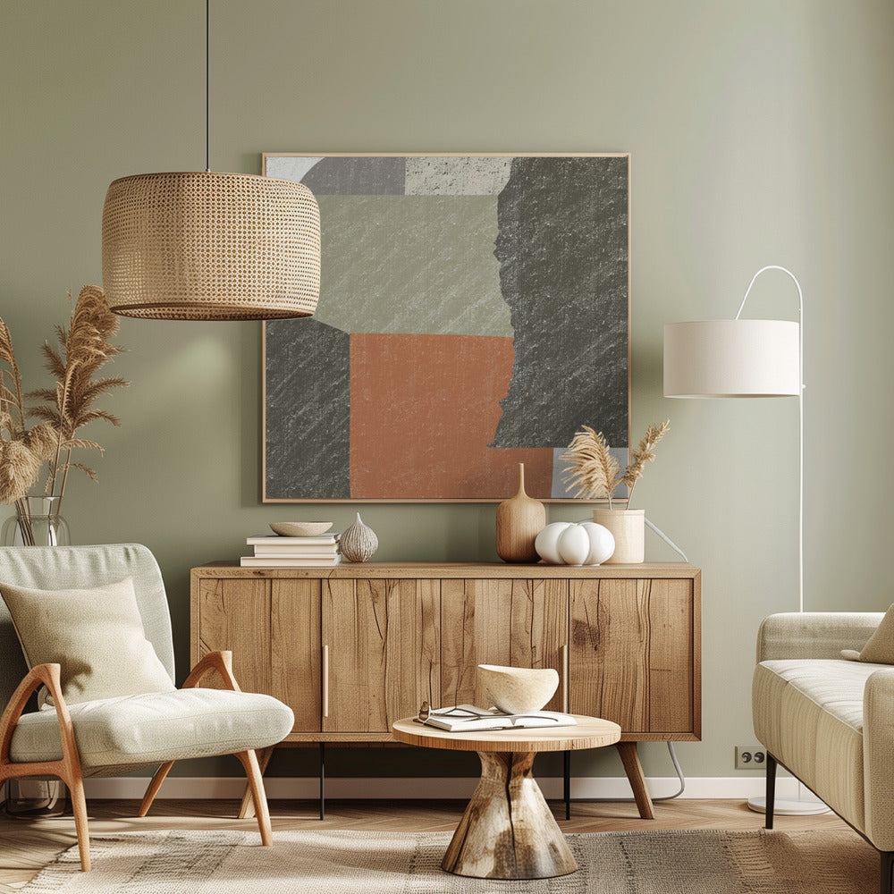 Abstract Earthtones | Canvas