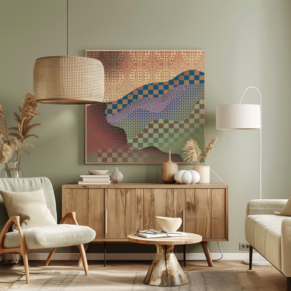 Aboriginal Pattern Collage | Canvas