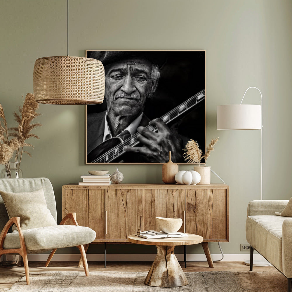 gitaristen | Lerretsbilder