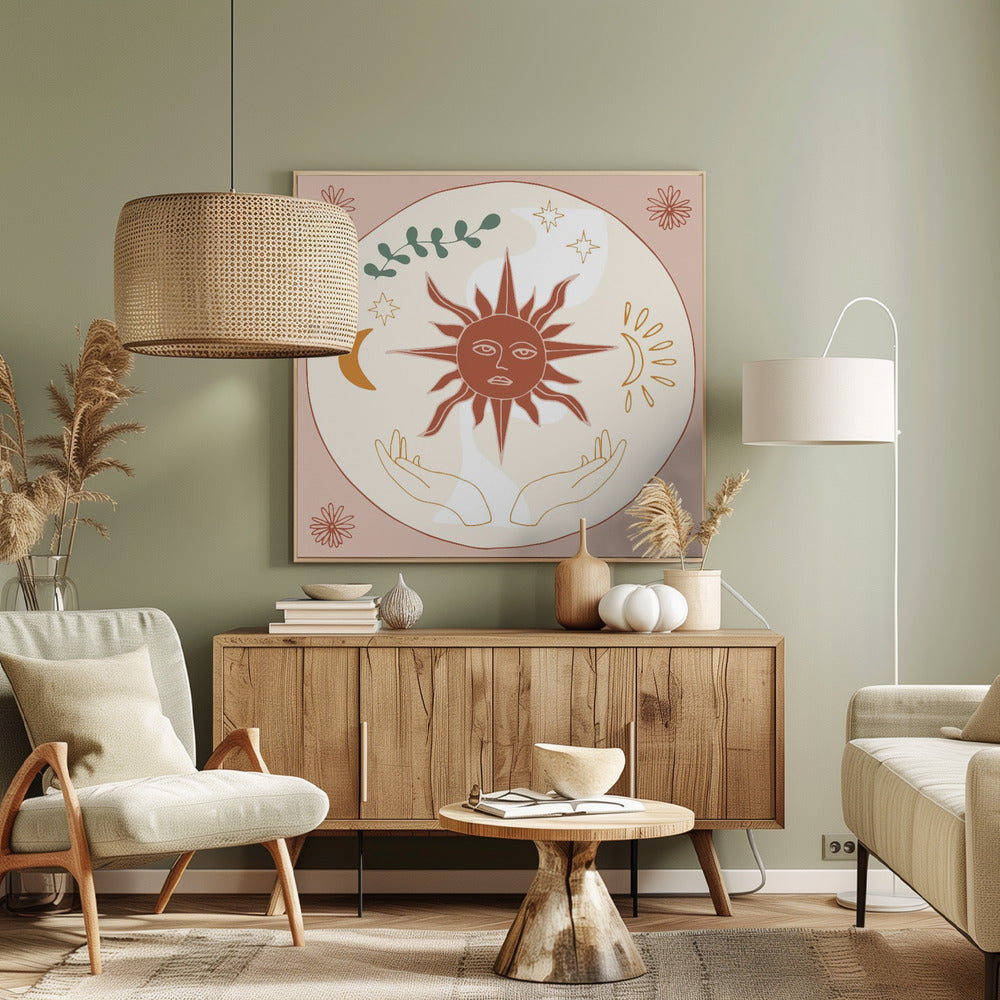 Sun Oul Healing Print | Canvas