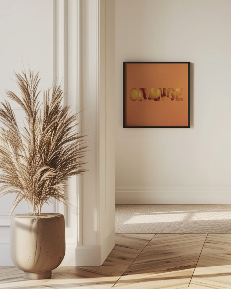Orange | Poster - Kunstdruck
