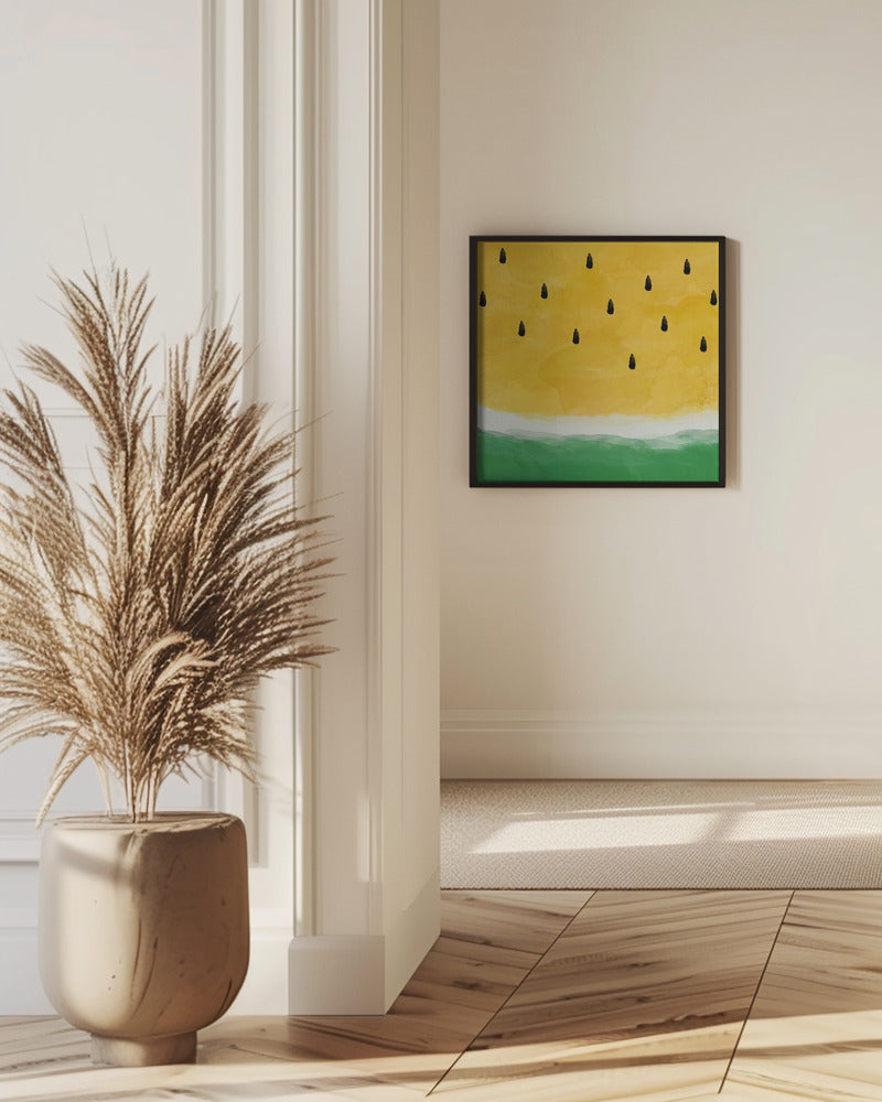 Gelbe Wassermelone | Poster - Kunstdruck
