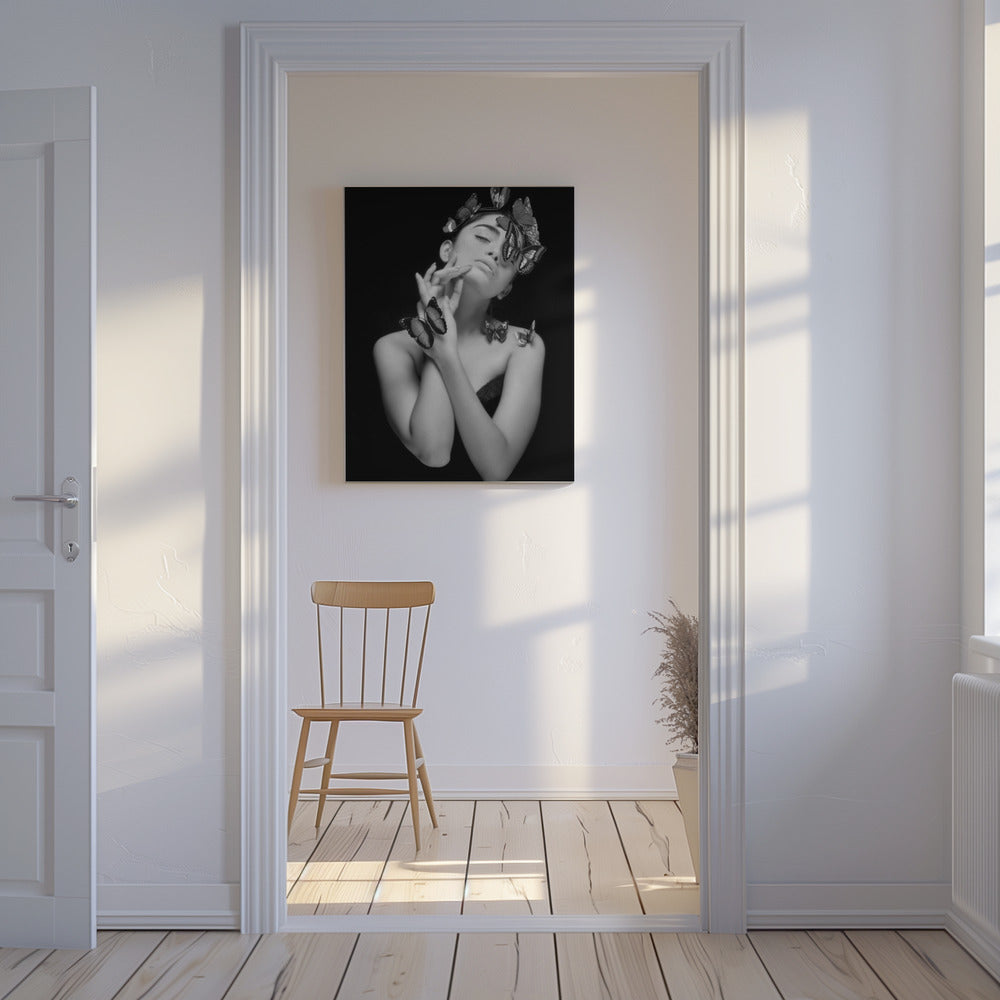 LEIDENSCHAFT DER ELEGANZ IN MONOCHROM | Leinwand-Bilder
