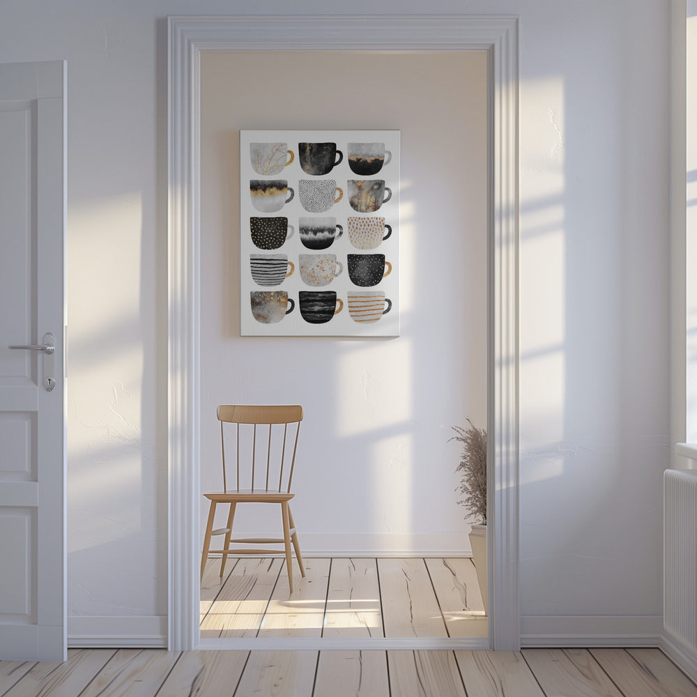 Hübsche Kaffeetassen | Leinwand-Bilder