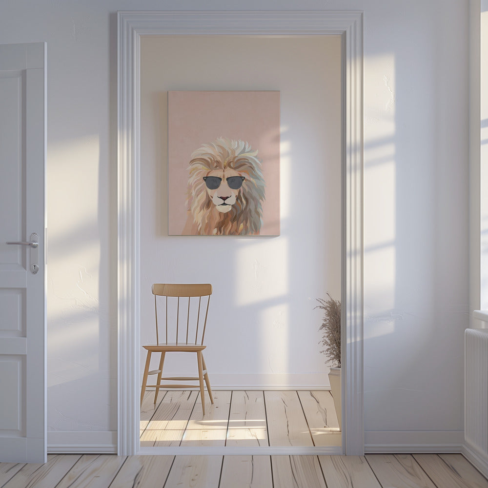Cool kattlejon | Canvas