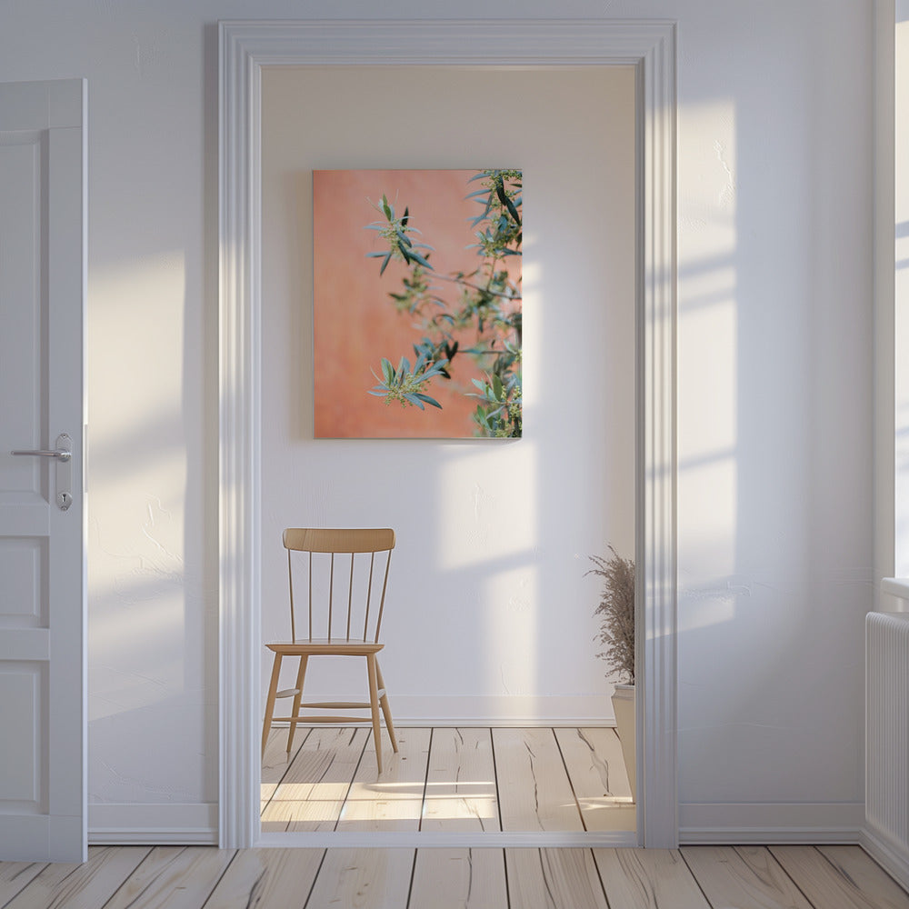 Grönt och korall | Canvas