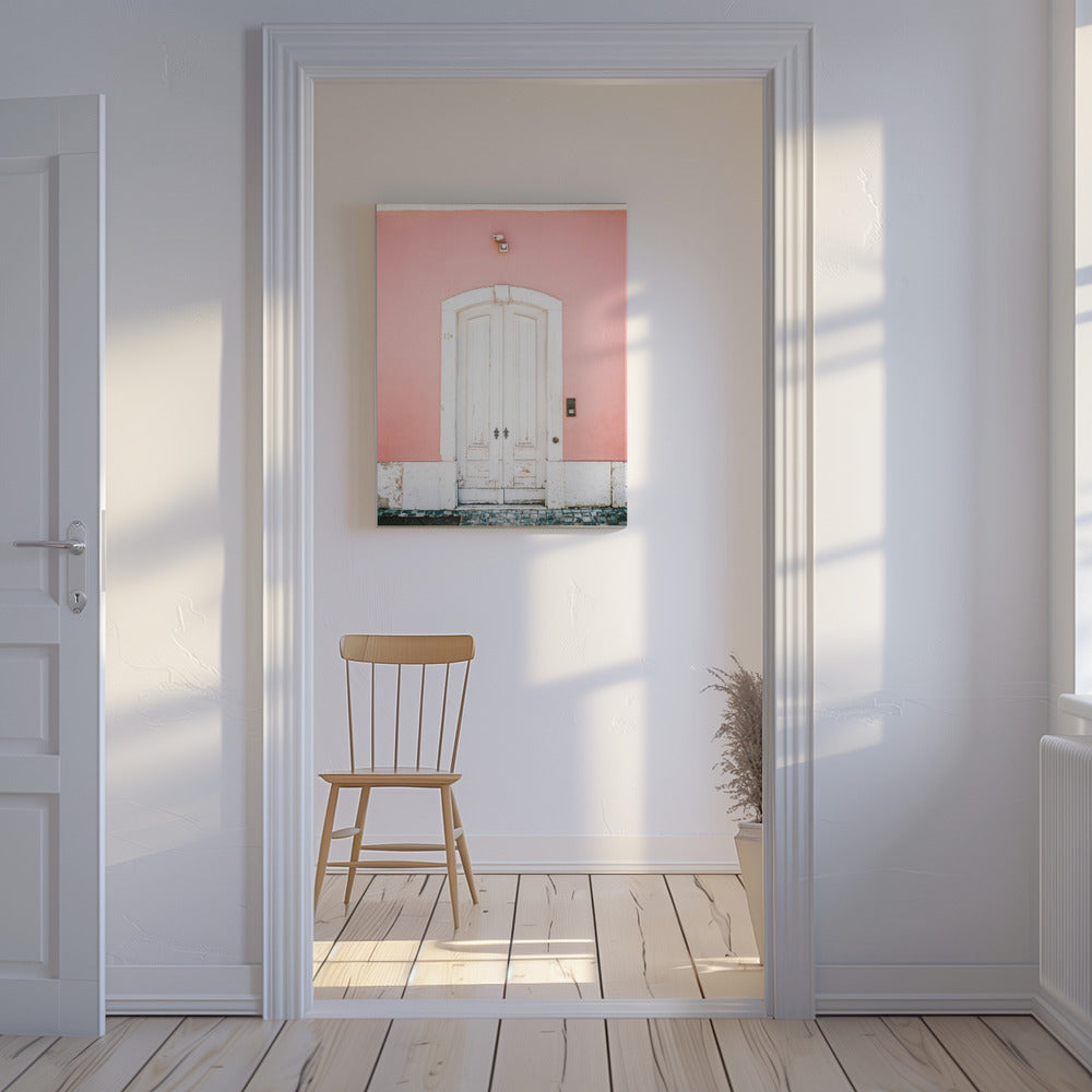 La porte blanche de Lisbonne | Tableaux sur Toile