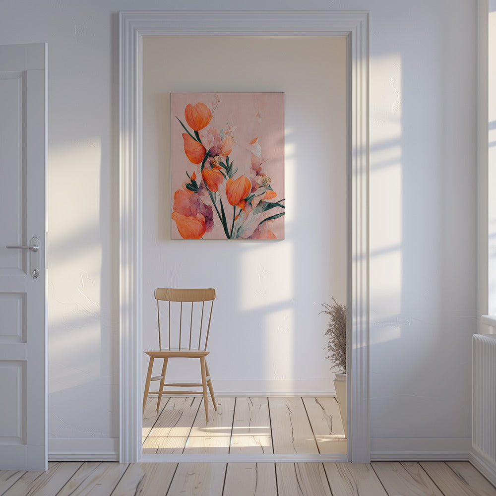 Orange Tulips | Canvas