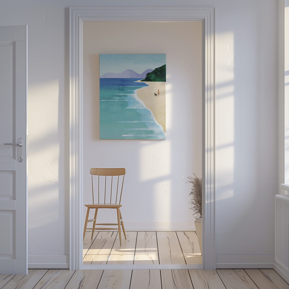 Strandflicka iii | Canvas