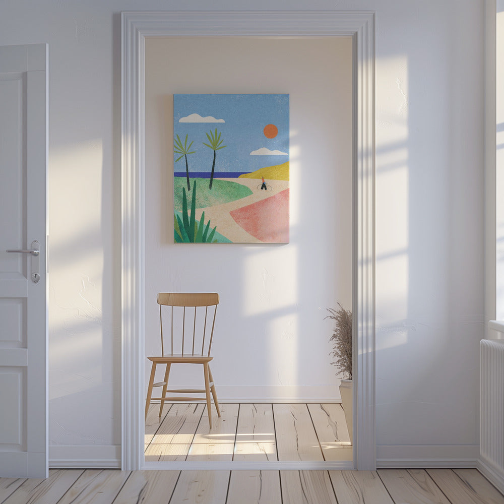 Strandflicka | Canvasduk