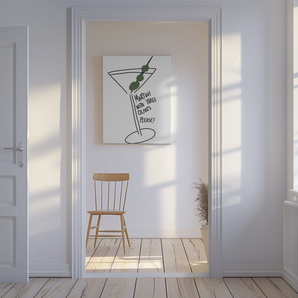 Olive Trio Martini | Canvas