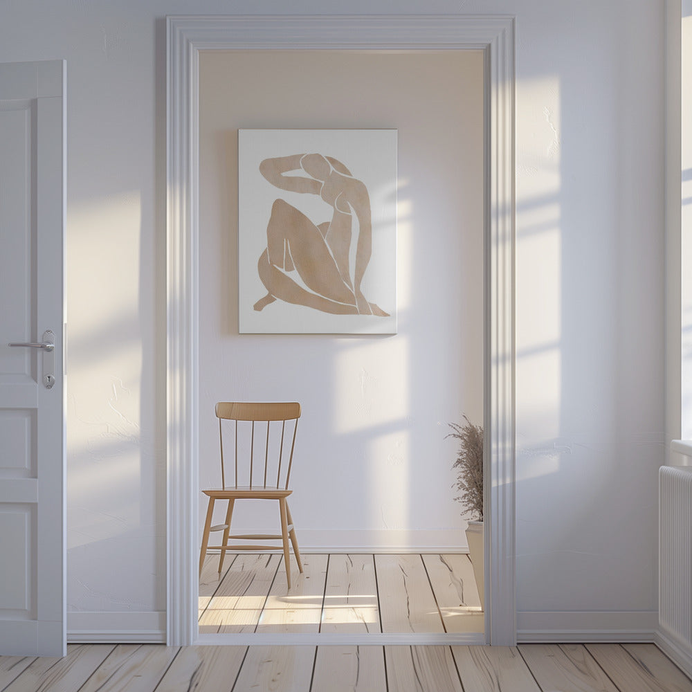 Kvinnor formar abstrakt konst | Canvas