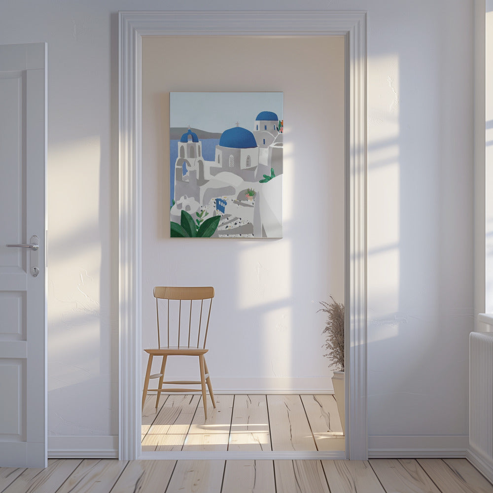 Santorini island | Canvas