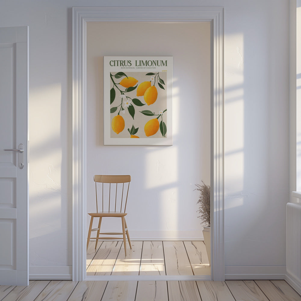 Citrus Limonum - Sitruuna | Canvastaulut