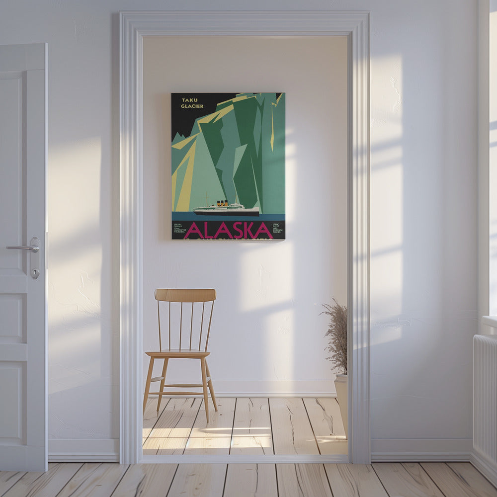 Alaska via Kanadensiska Stilla havet. Taku-glaciären - Ingen gräns | Canvas
